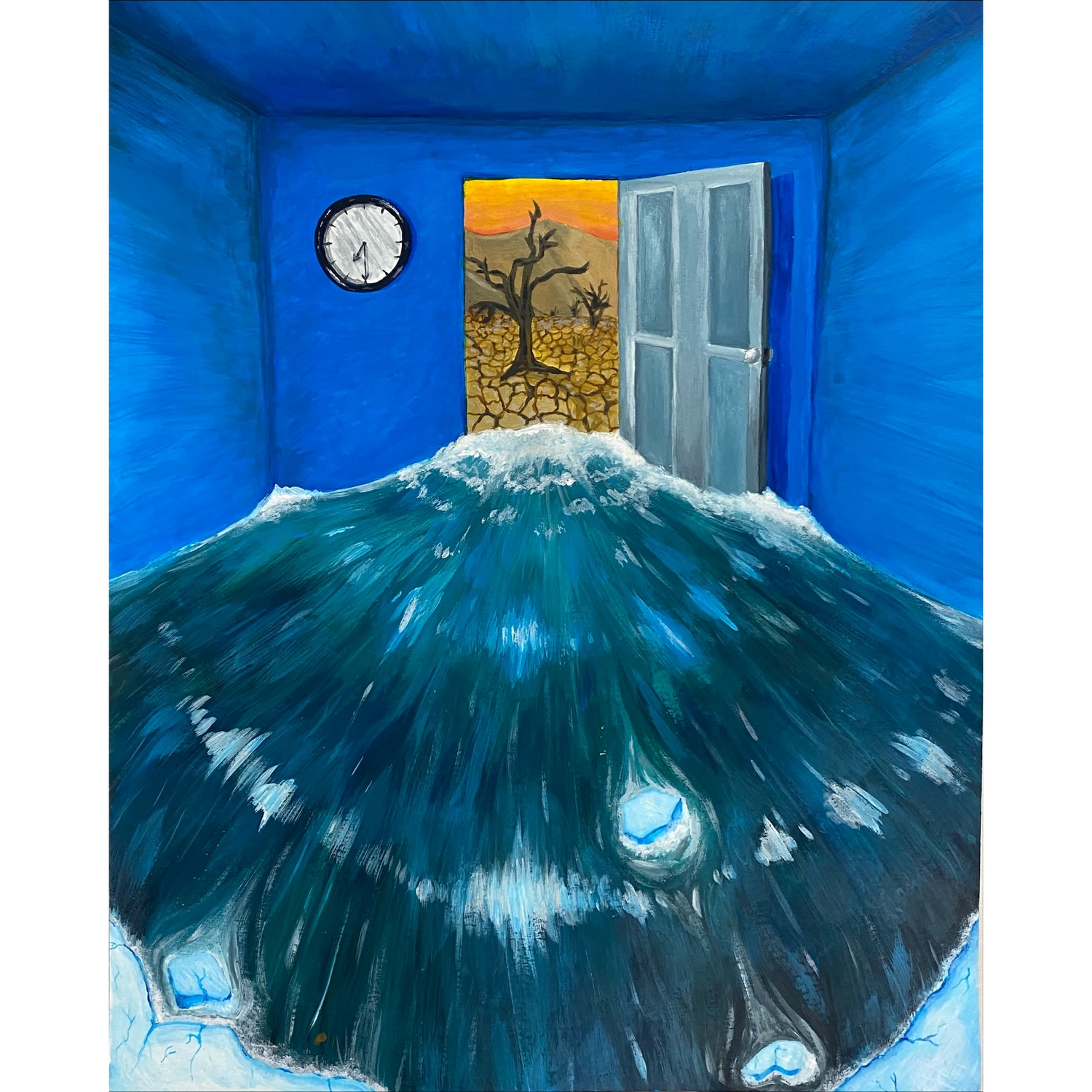 "Too Late" by Christine Wilson | Crybbyclwn Art